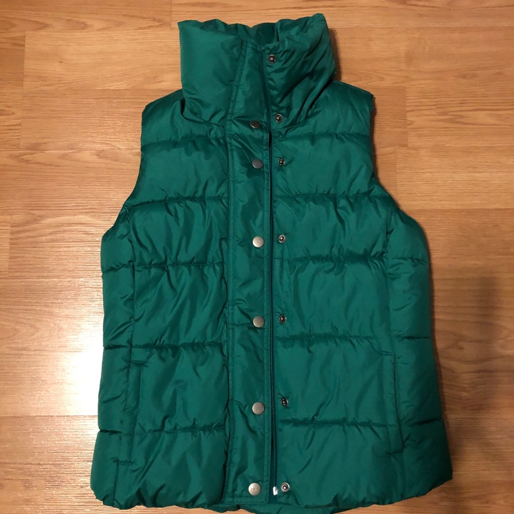 Emerald Puffer Vest